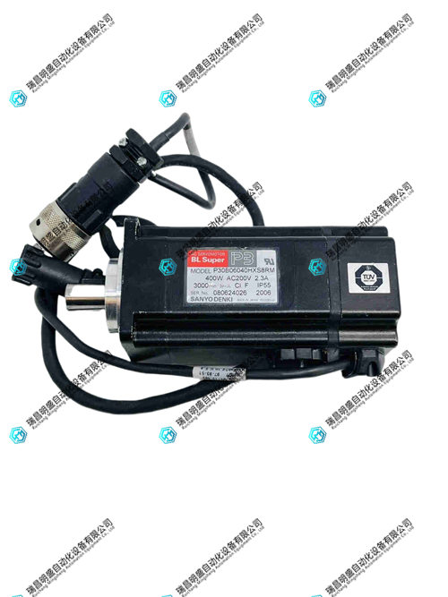 SANYO DENKI  P30B06040HXS8R 伺服电机(图1) amat_0190-14713_sanyo_denki_p30b06040hxs8r_m_ac_servo_motor_bl_super_wrnty_1.jpg