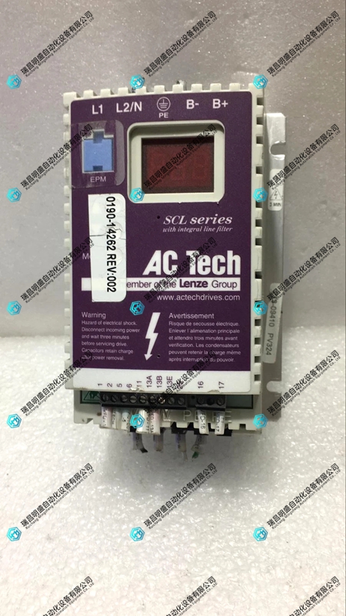 AMAT 0190-14262 交流电机驱动器(图1) lenze_ac_tech_sl205s_amat_0190-14262_rev_002.jpg